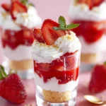 Mini Strawberry Trifles First Image