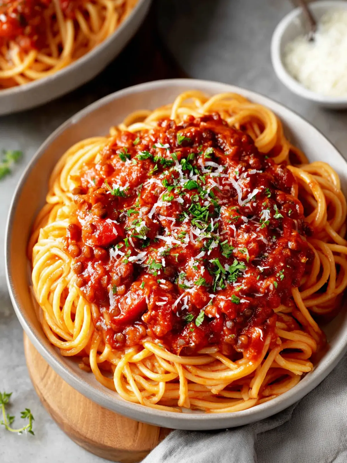 Lentil Bolognese First Image