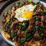 Korean Beef Spinach Rice Recipe First Image