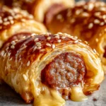 Irresistible Beef Sausage Rolls with Jalapeño & Cheese First Image