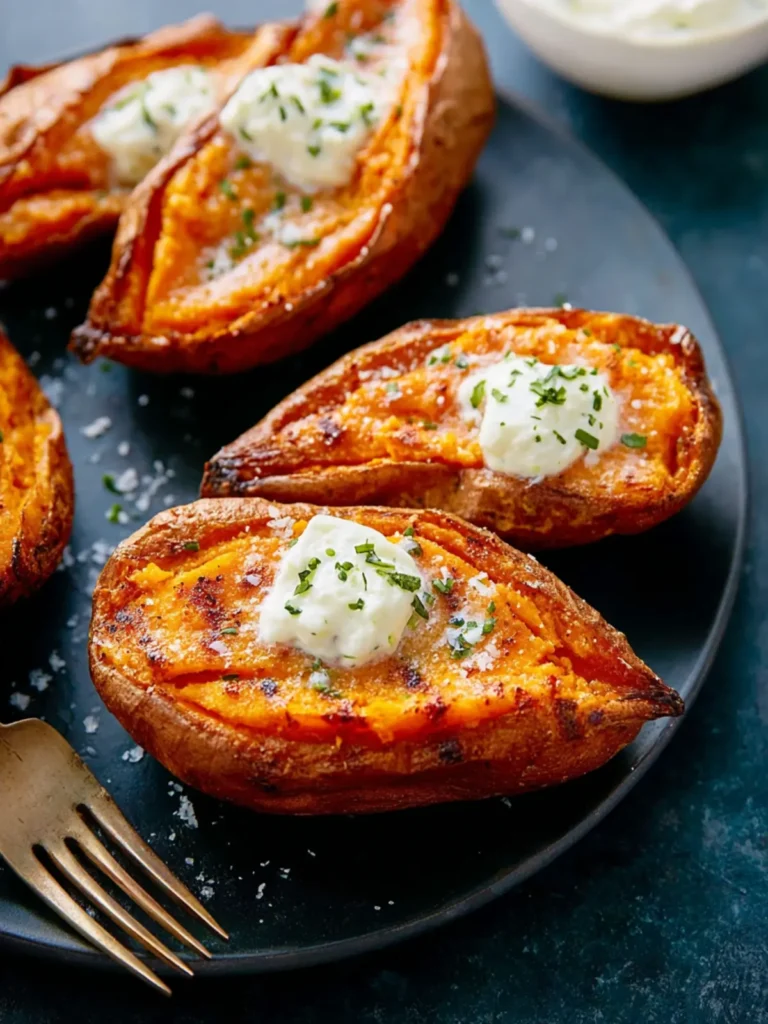 Baked Sweet Potatoes First Image