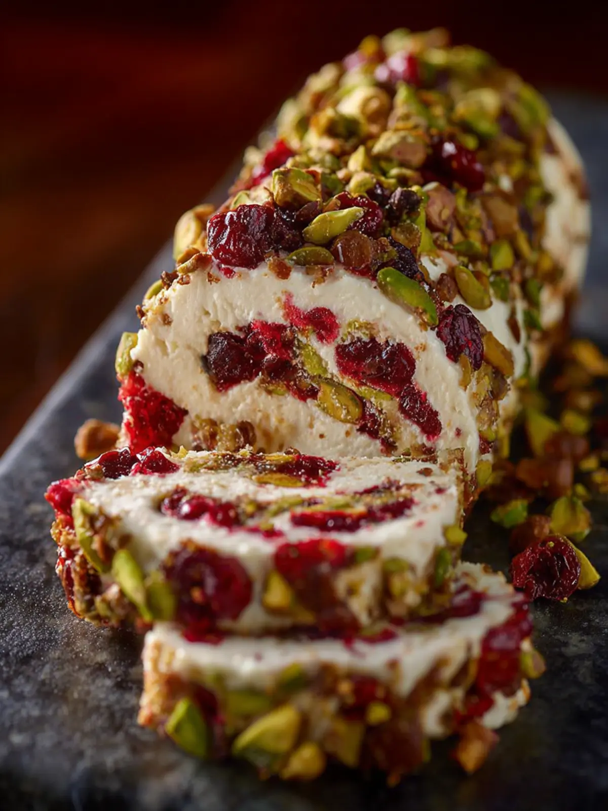Cranberry Pistachio Cheese Log – Festive Holiday Appetizer First Image