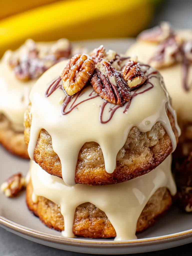 Irresistible Banana Bread Cookies w/ Cream Cheese Frosting First Image