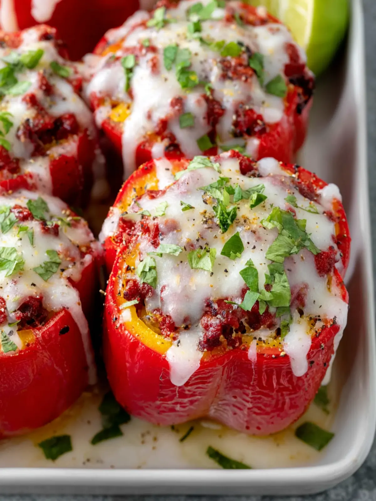 Vegetarian Stuffed Peppers First Image