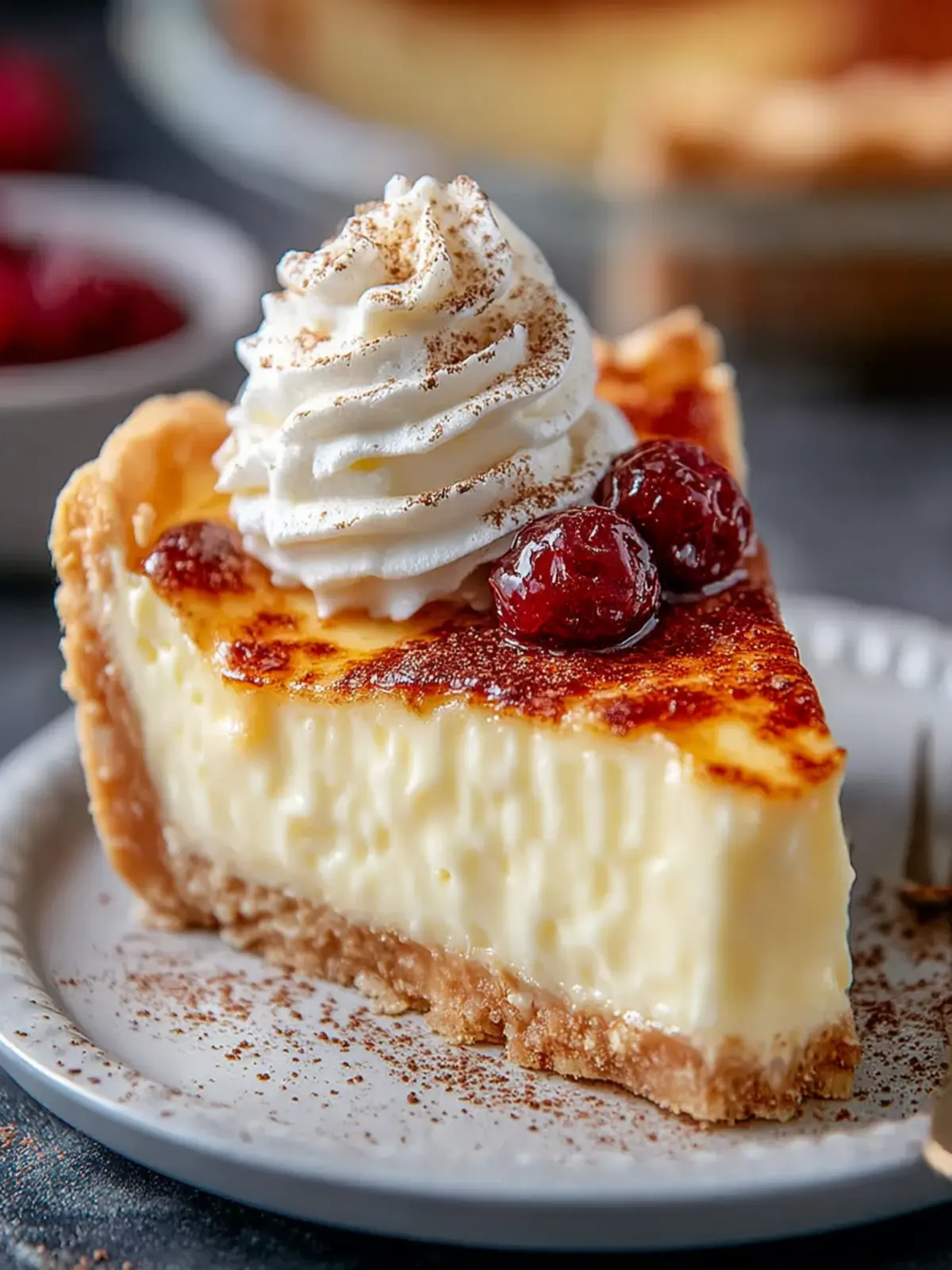 Christmas Eve Cinnamon-Vanilla Custard Pie First Image