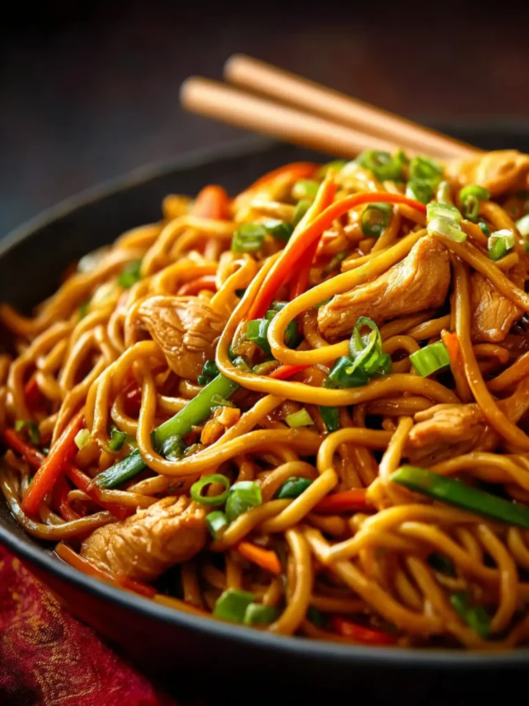 Easy Chicken Lo Mein Recipe First Image