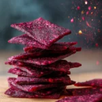 Gluten Free Beet Crackers First Image