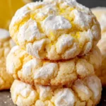 Lemon Crinkle Cookies First Image