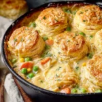 Irresistible Chicken Pot Pie with Cheddar Bay Biscuits First Image