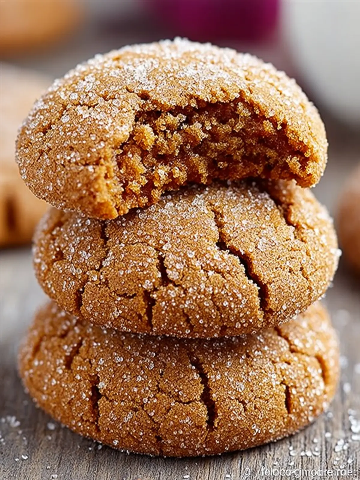 Ginger Molasses Cookies {Soft & Chewy} First Image