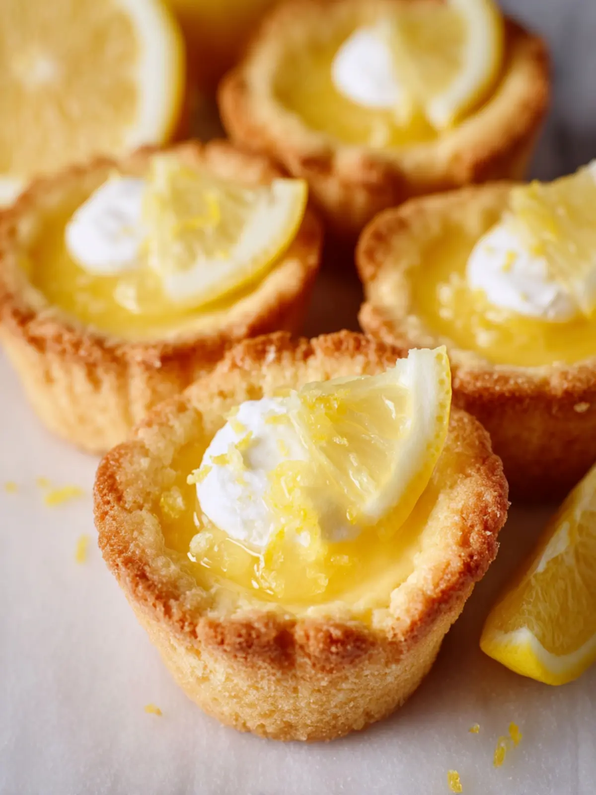 Lemon Bar Cookie Cups First Image