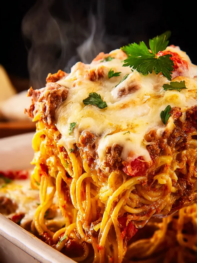 Baked Spaghetti Casserole First Image