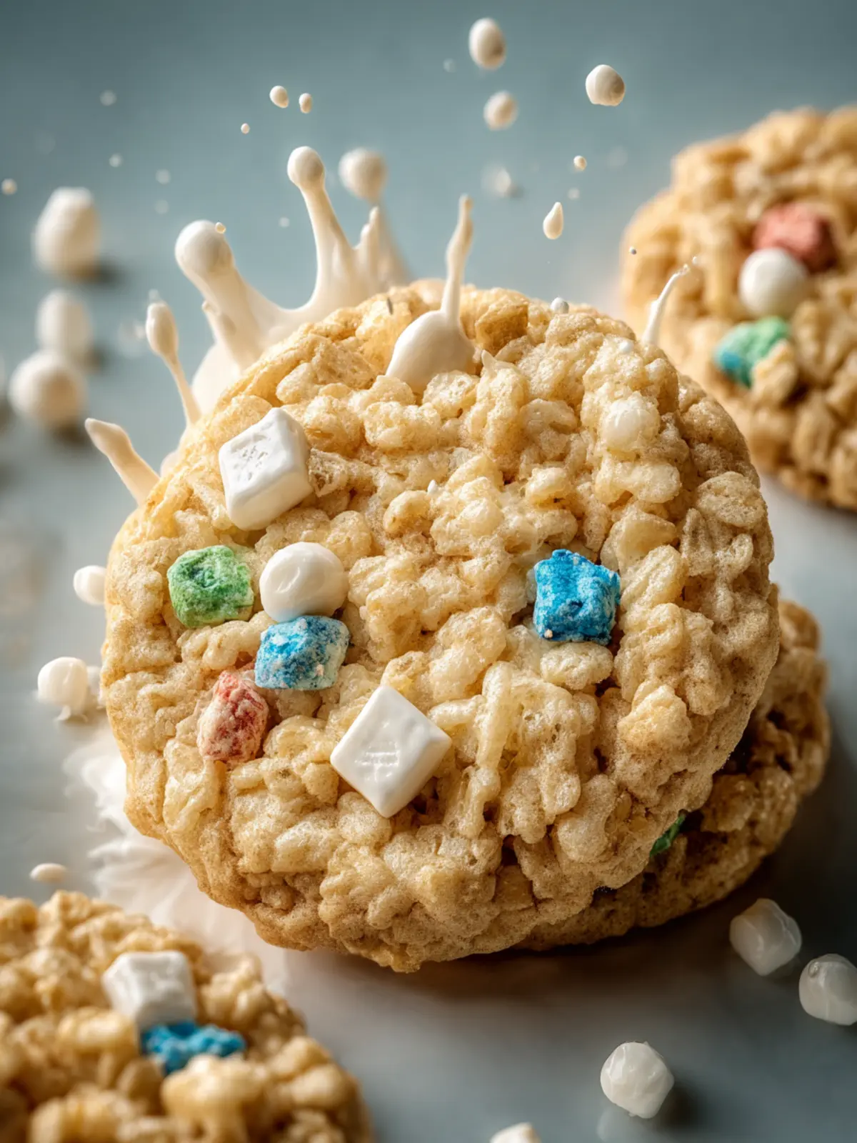 Chewy Rice Krispie Cookies First Image