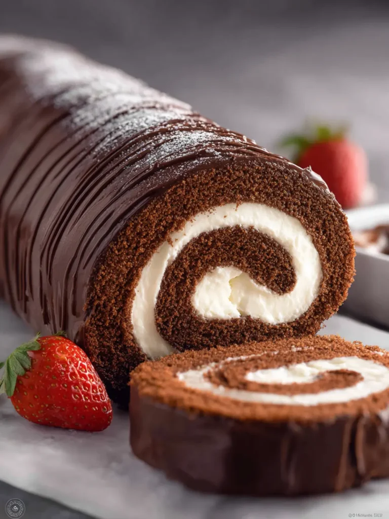 Chocolate Swiss Roll First Image