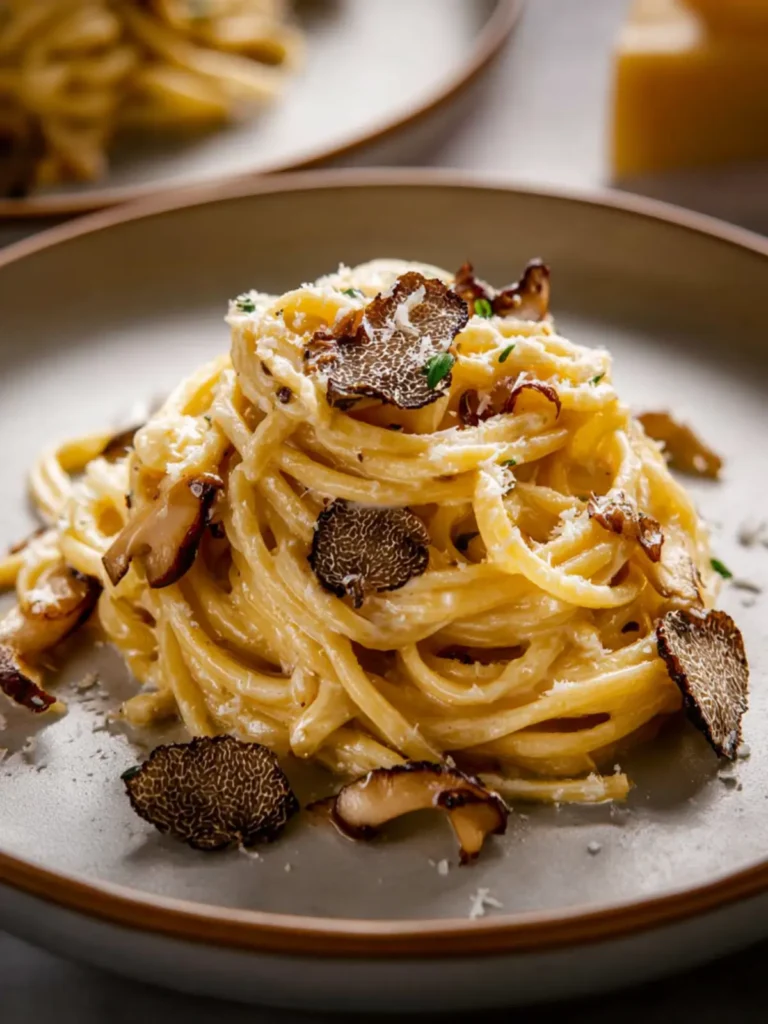 Creamy Truffle Mushroom Pasta First Image