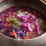 Delicious Red Cabbage Soup, Nourishing & Hearty First Image