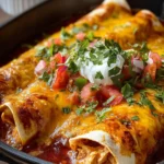 Easy Chicken Enchiladas (Comfort Food Made Simple) First Image