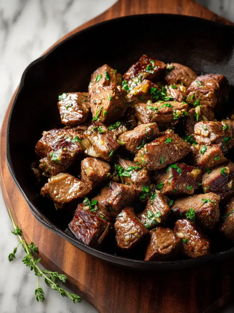 Garlic Butter Steak Bites First Image