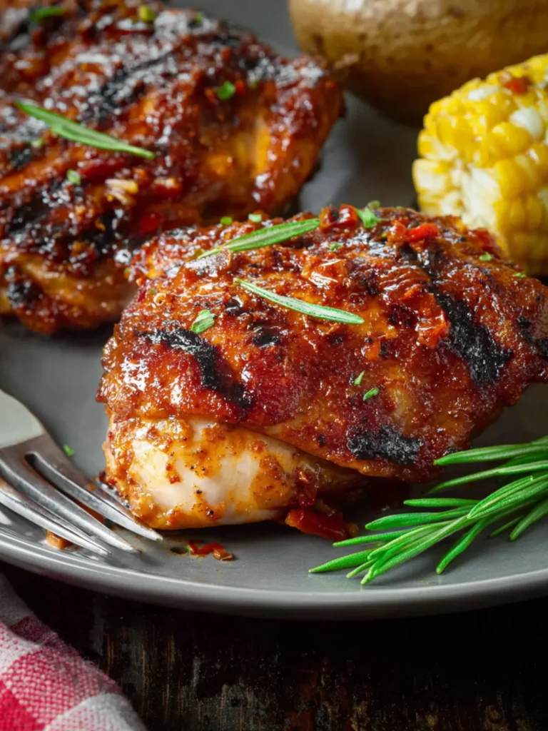 Grilled Paprika Chicken Thighs First Image