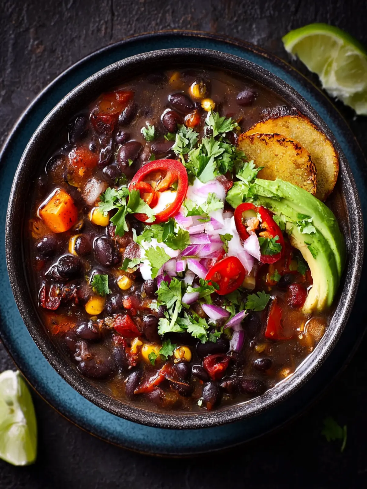 Instant Pot Black Bean Soup First Image
