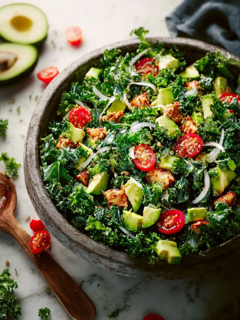 Kale And Avocado Salad First Image