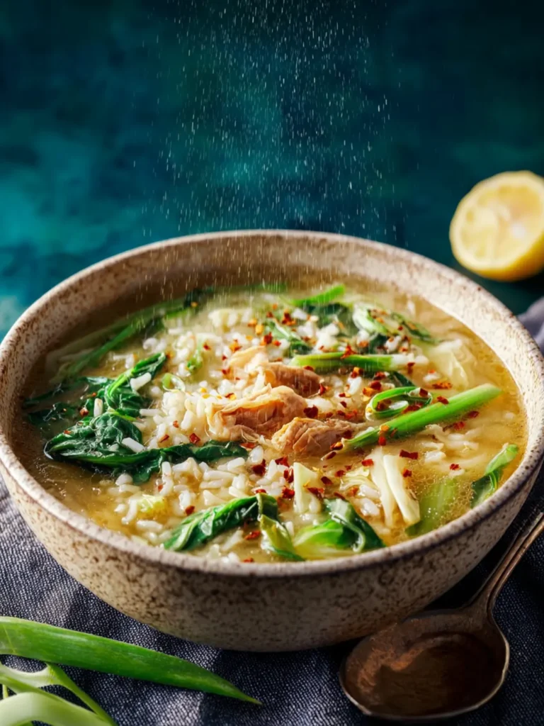 Nourishing Cabbage Rice Soup First Image