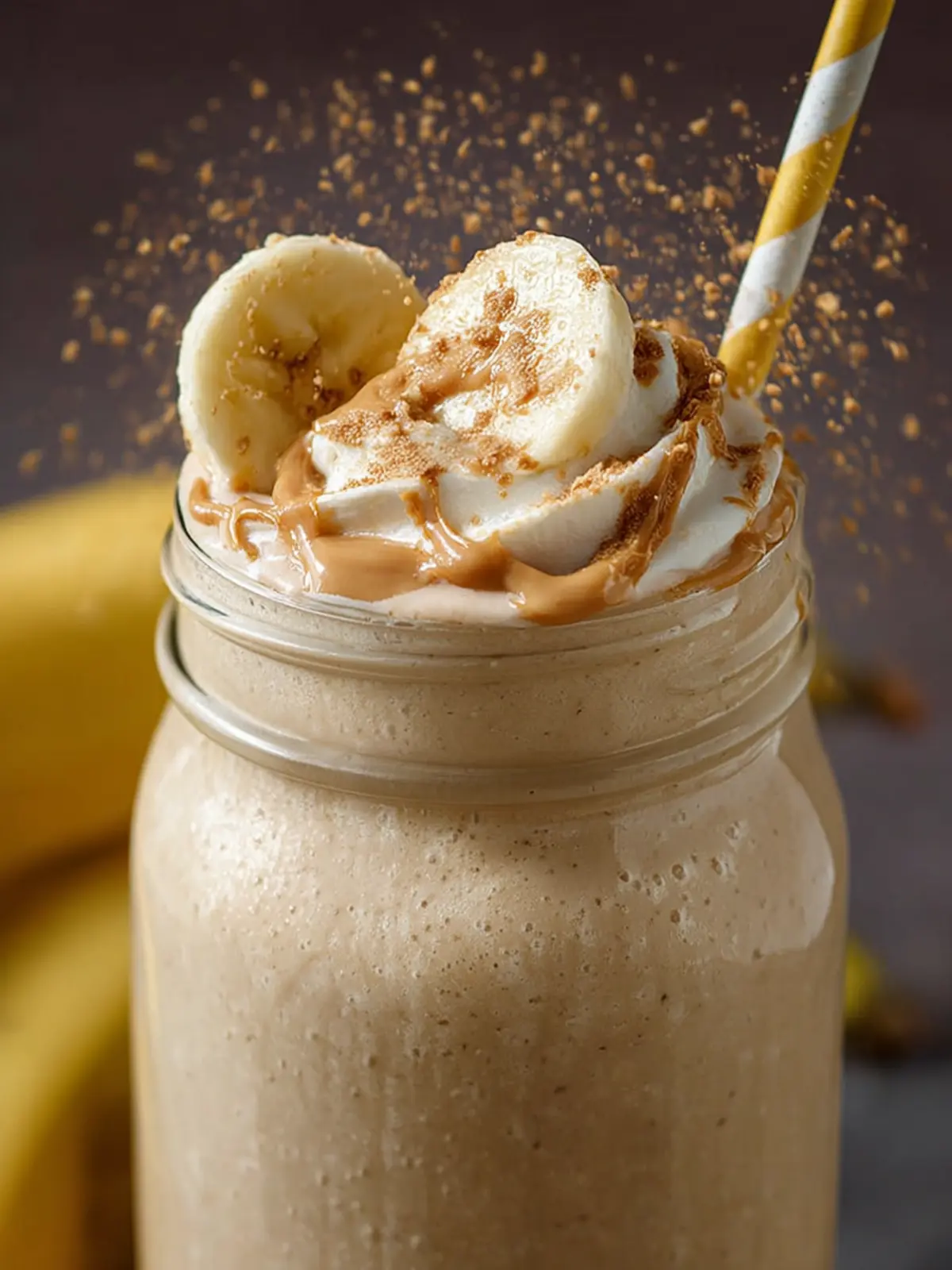 Peanut Butter Banana Protein Smoothie First Image