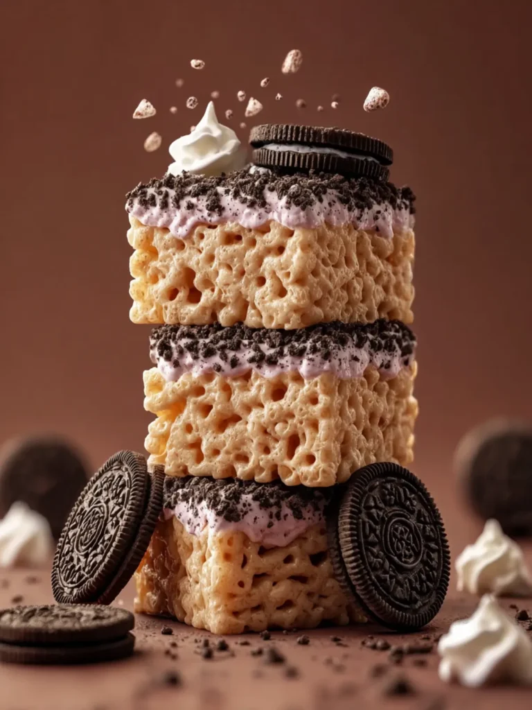 Rice Krispie Treats with Oreos: Discover the Perfect Recipe! First Image