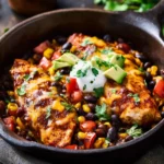 Skillet Enchilada Chicken with Black Beans First Image