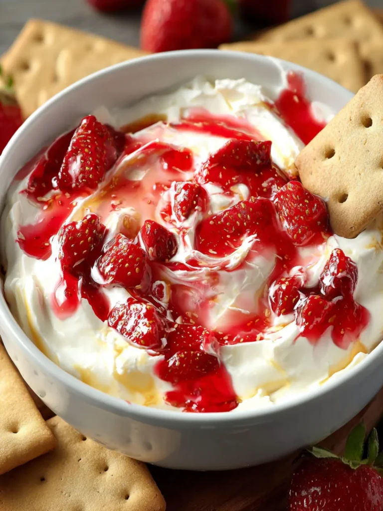 Strawberry Cheesecake Dip First Image