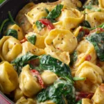 Tuscan Tortellini Pasta with Spinach First Image