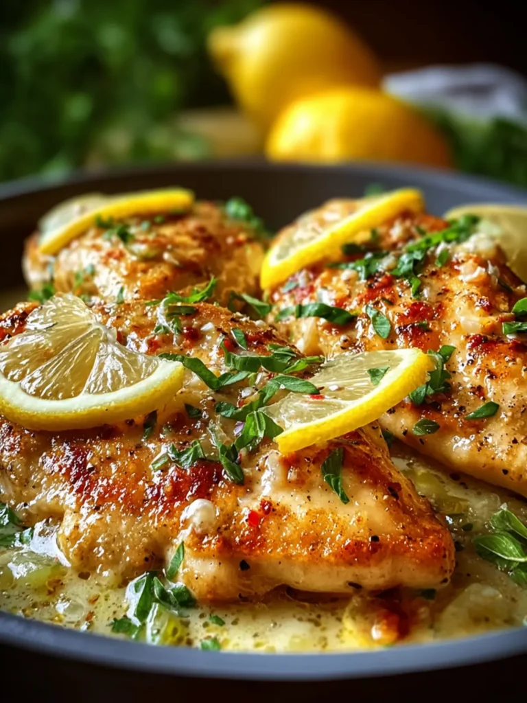 Zesty Lemon Chicken Romano Recipe for a Flavorful Dinner Delight First Image