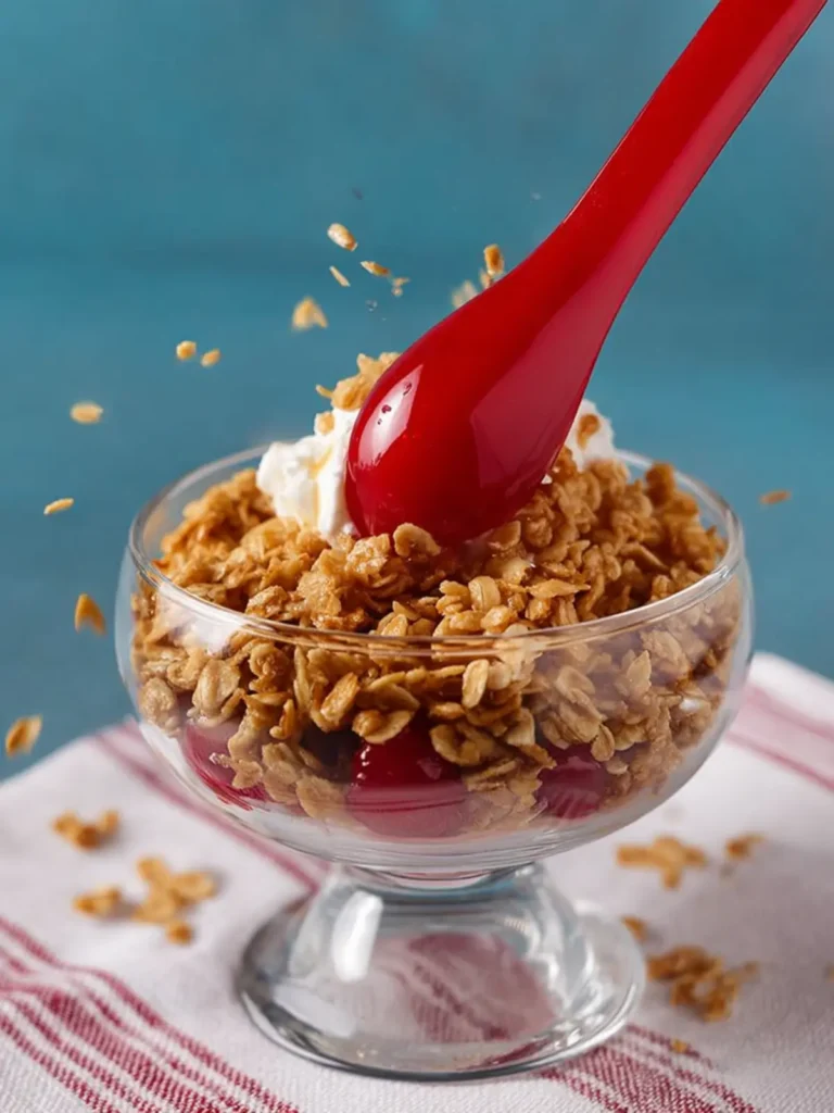 3 Ingredient Crunchy Oat Topping – Great on Sundaes! First Image