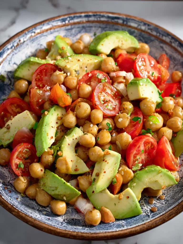 Avocado and Chickpea Salad First Image