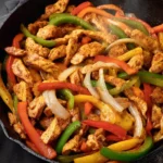 Cast Iron Skillet Chicken Fajitas First Image