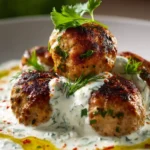 Chicken Kofta with Garlic Yogurt Sauce First Image