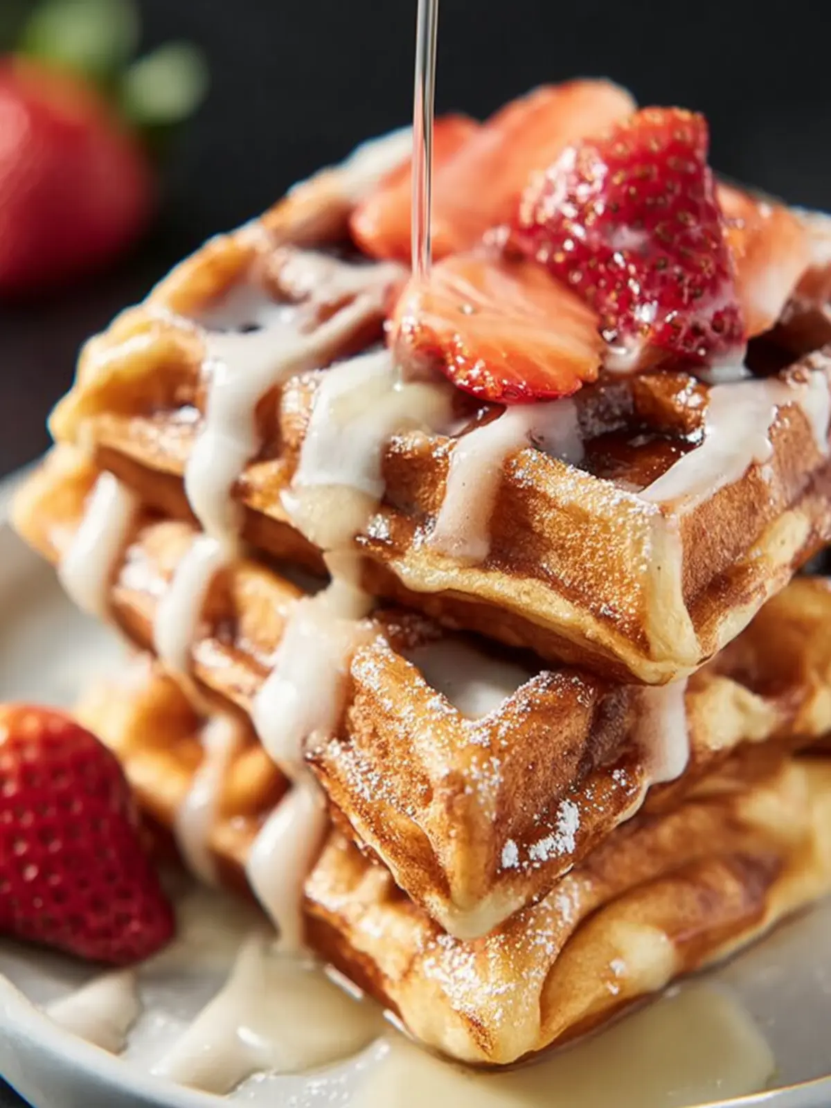Easy Cinnamon Roll Waffles: Irresistibly Soft and Sweet!