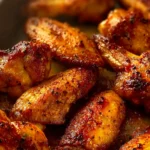 Golden Oven Baked Chicken Wings First Image
