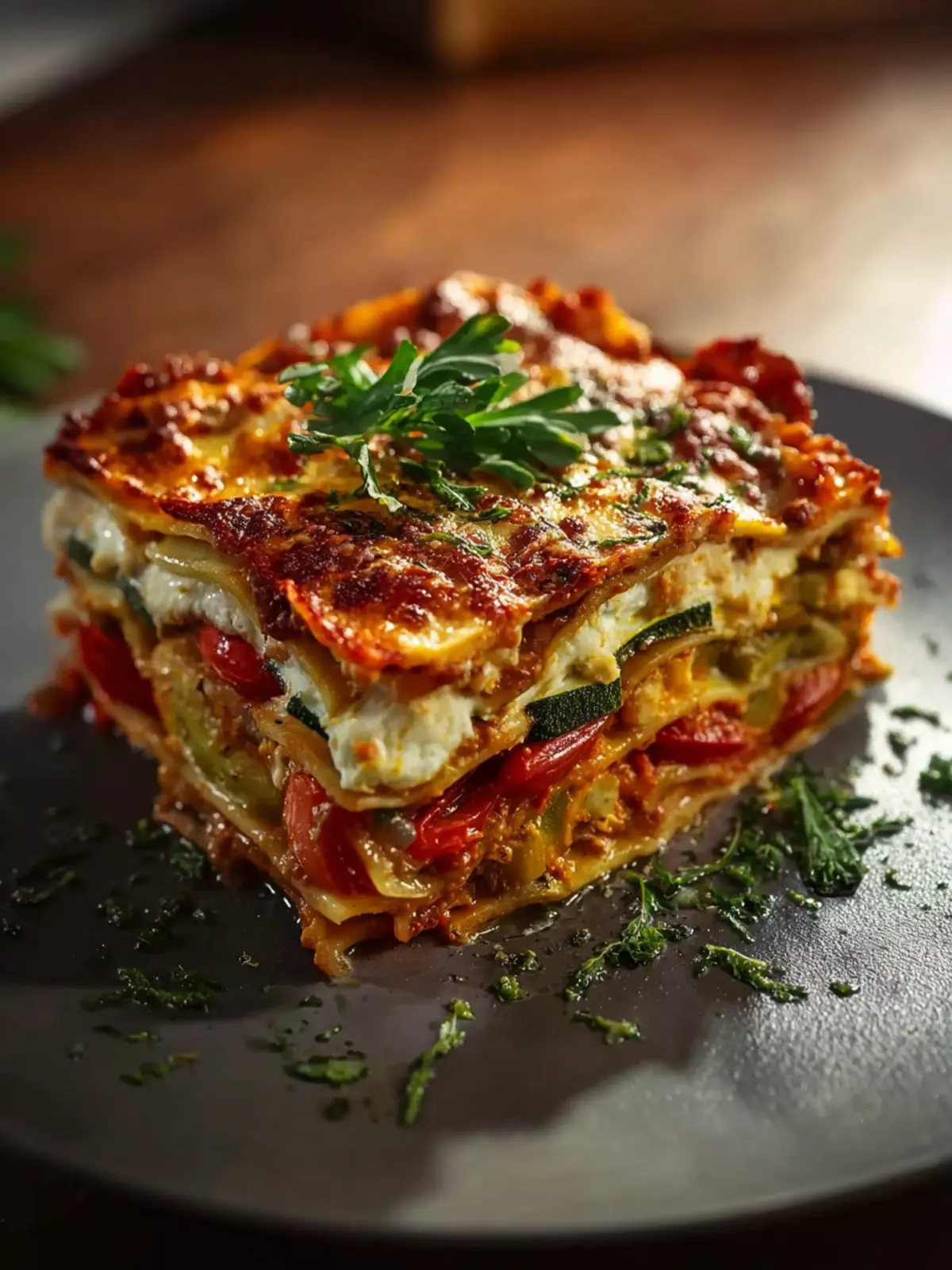 High Protein Veggie Lasagna First Image