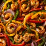 Sheet Pan Shrimp Fajitas First Image