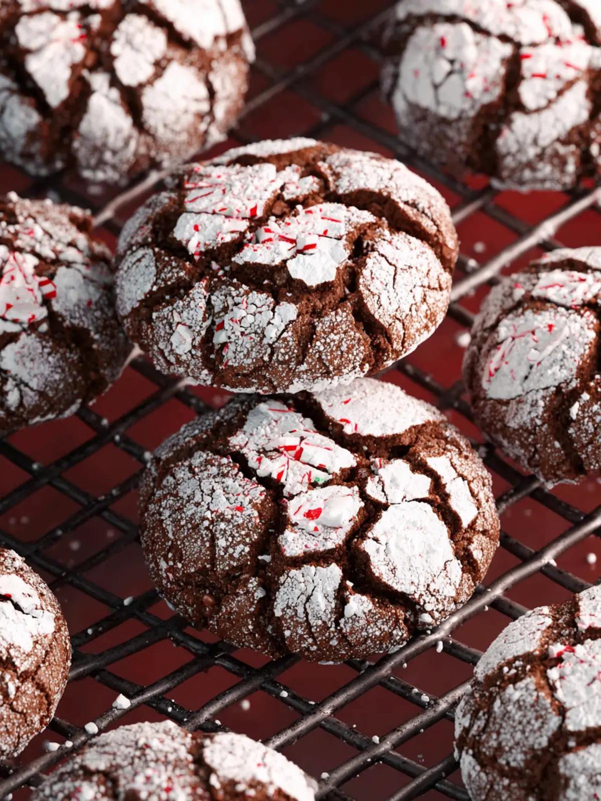 Chocolate Peppermint Crinkle Cookies You’ll Absolutely Love