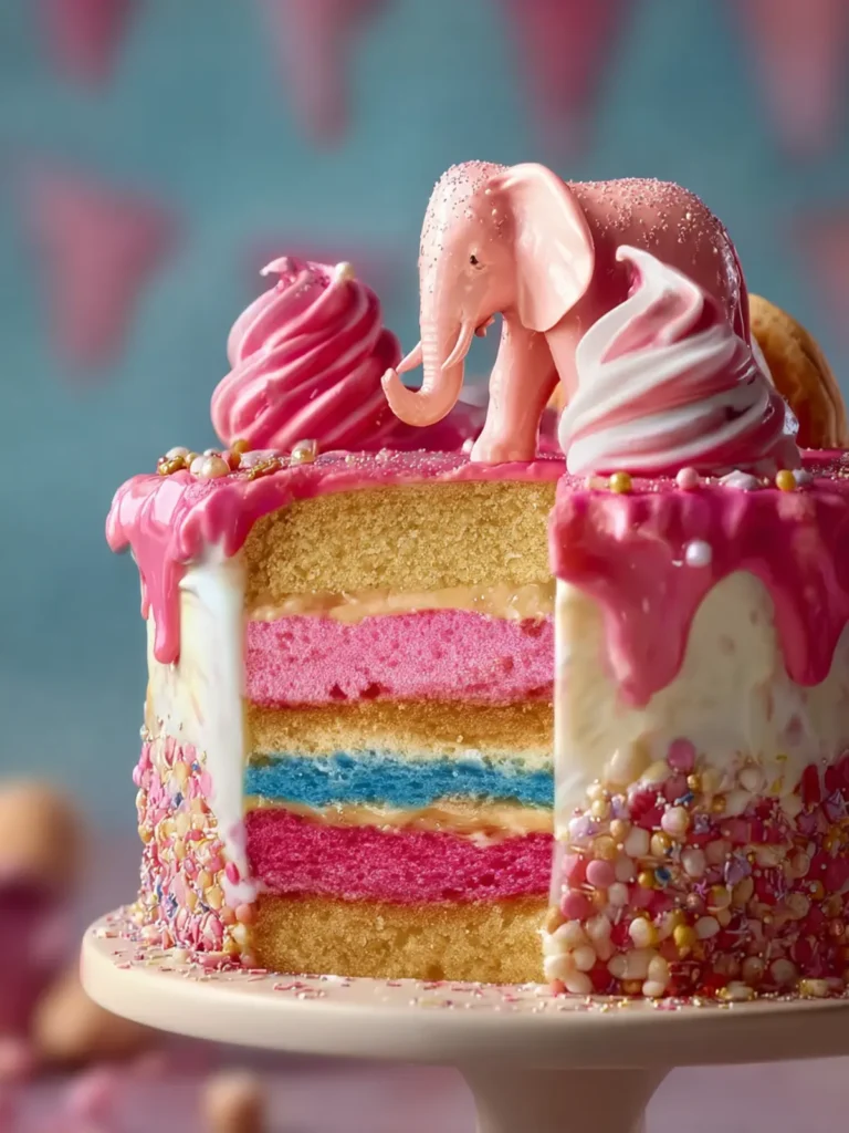 Circus Animal Layer Cake First Image