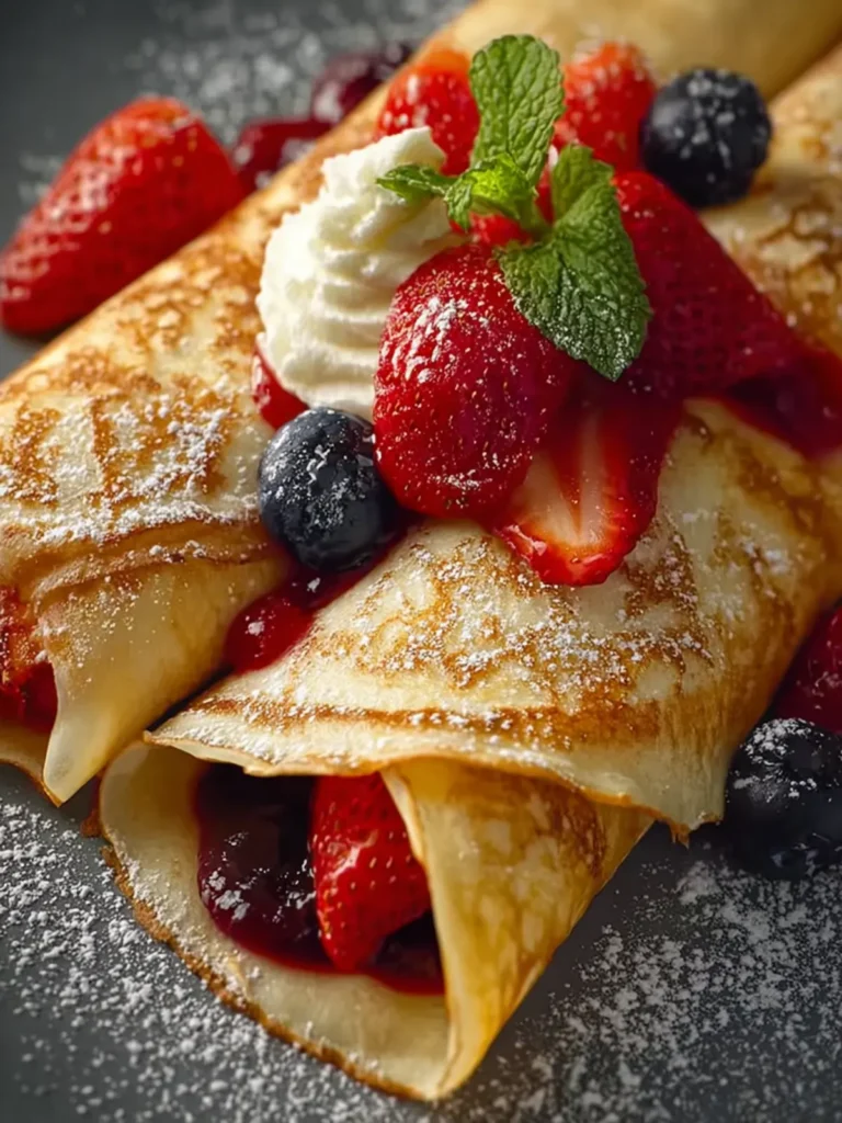 Easy Crepe Recipe First Image