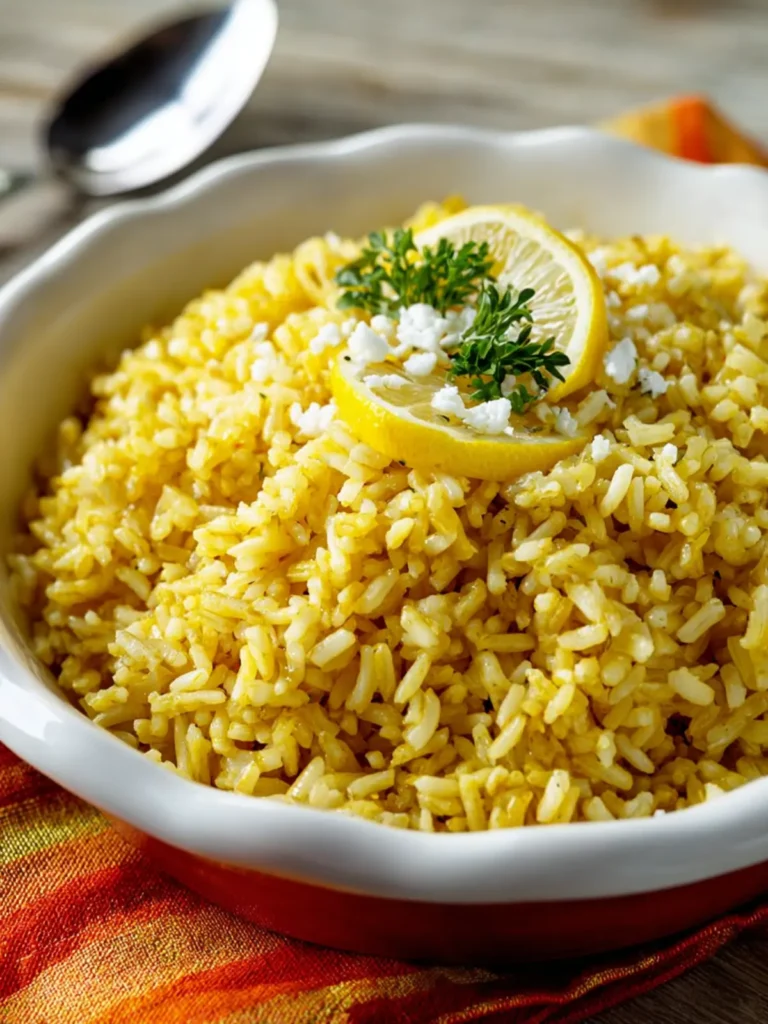 Greek Lemon Rice Recipe First Image