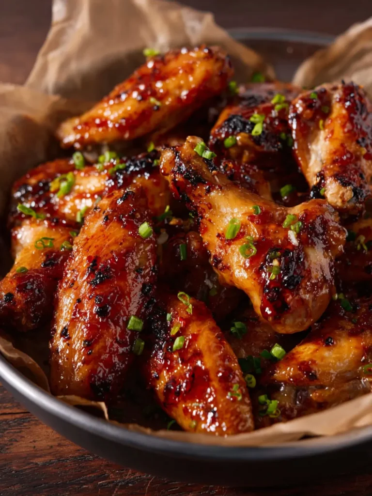 Honey Garlic Chicken Wings First Image