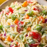 Orzo Salad with Yogurt Dill Dressing First Image