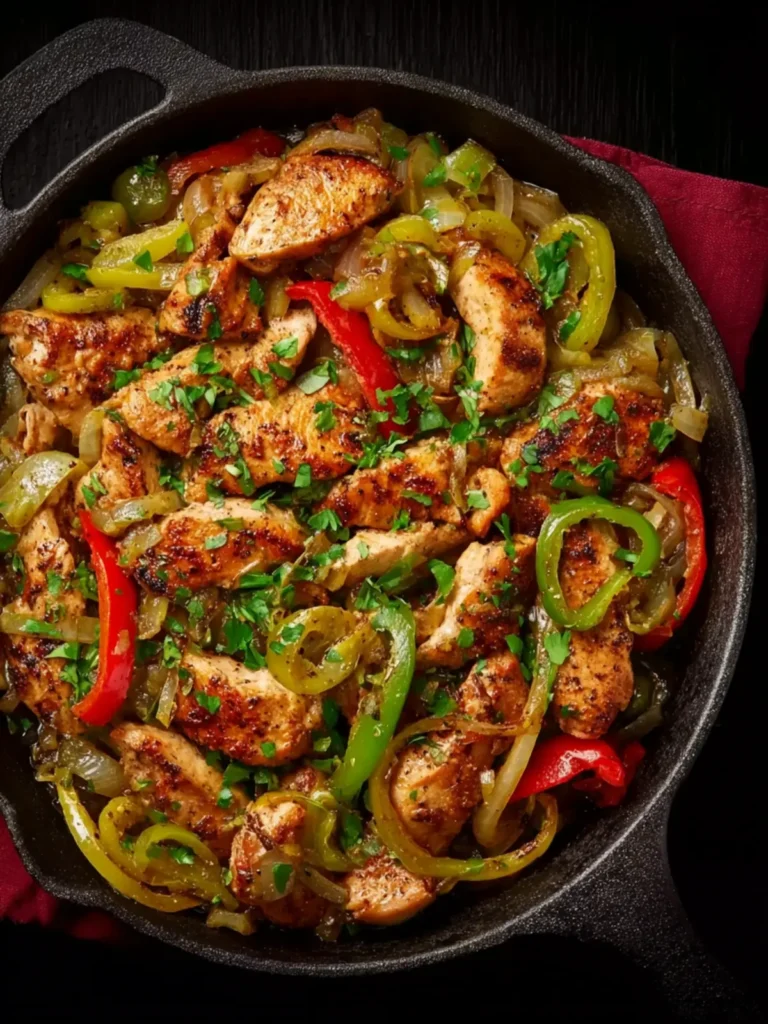 Pepperoncini Chicken Skillet First Image