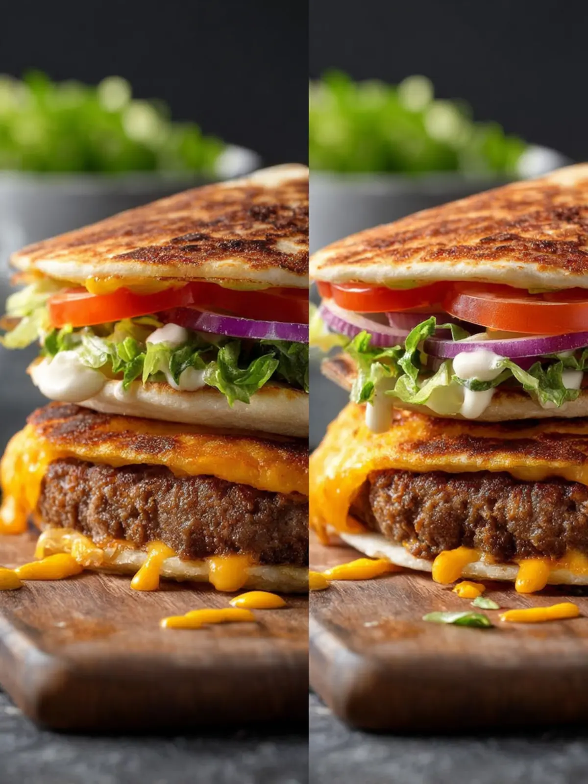 Quick and Easy Recipes for Quesadilla Burgers First Image