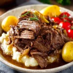 Slow Cooker Mississippi Pot Roast First Image