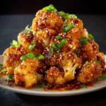 Sticky Honey Garlic Cauliflower First Image